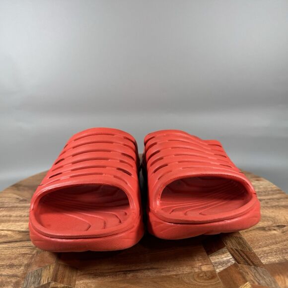 Hoka One One Womens Ora Recovery Red Slide Sandals Size 5 - Picture 2 of 6
